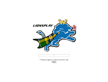 Tablet Screenshot of lionsplay.com